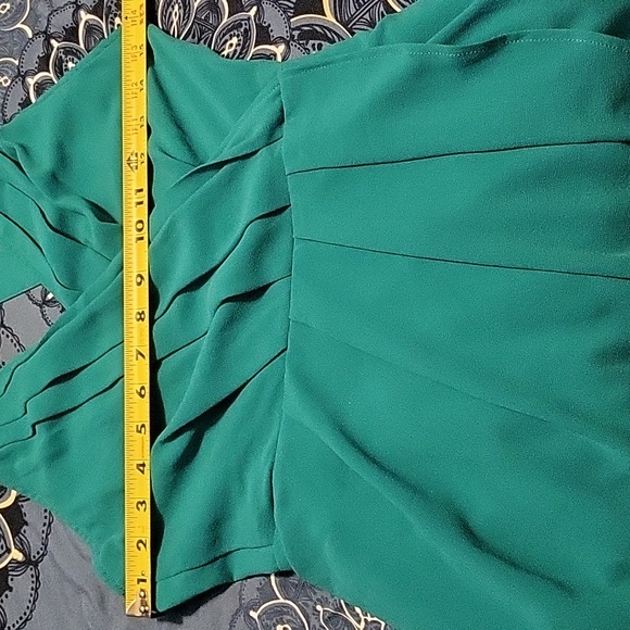 Tobi: Teal dress with crisscross back. - Picture 6 of 11